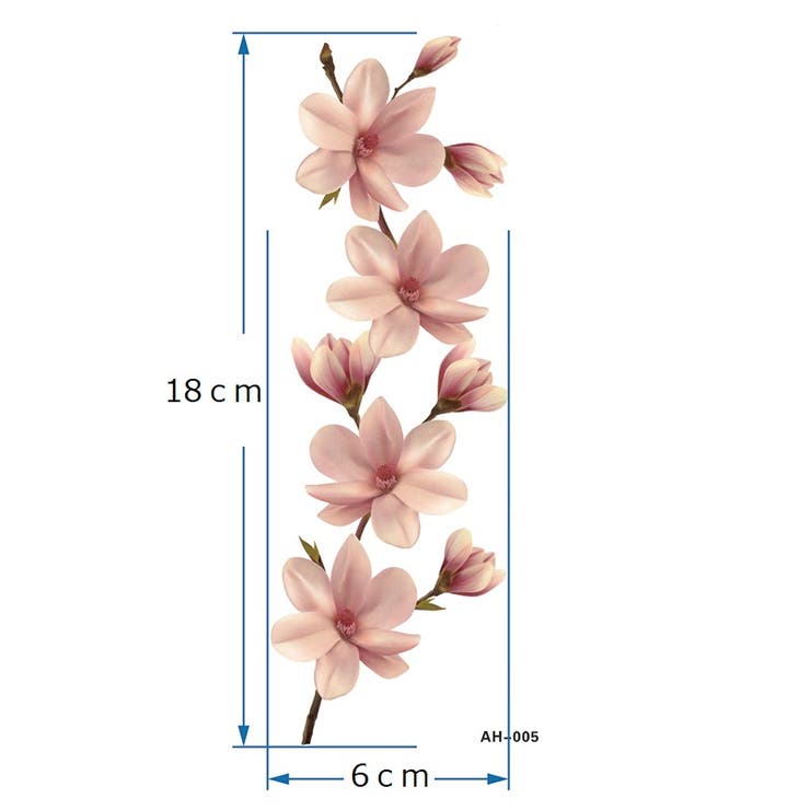 タトゥーシール 桃の花 セクシーピンク | Pinky&Refine | 詳細画像5 