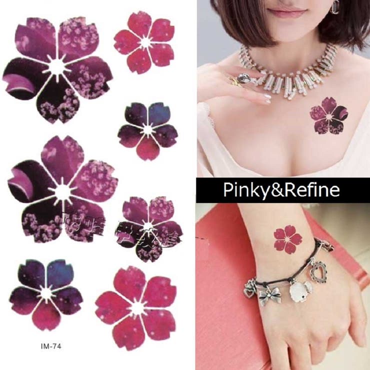 鮮やか桜の花 ピンク ボディシール | Pinky&Refine | 詳細画像1 