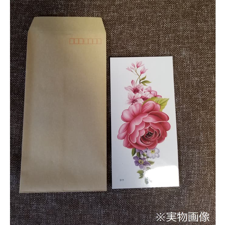 可憐なセクシー華 薔薇 タトゥーシール | Pinky&Refine | 詳細画像5 