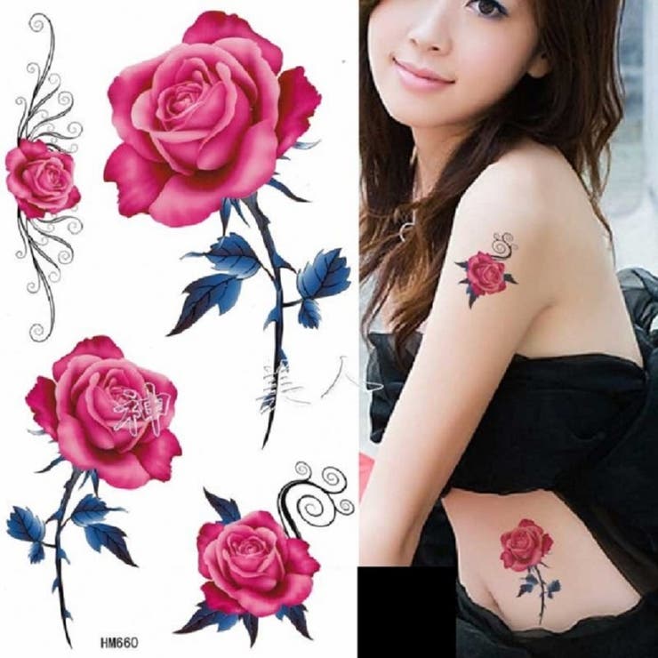 バラ 薔薇 ボディシール | Pinky&Refine | 詳細画像1 