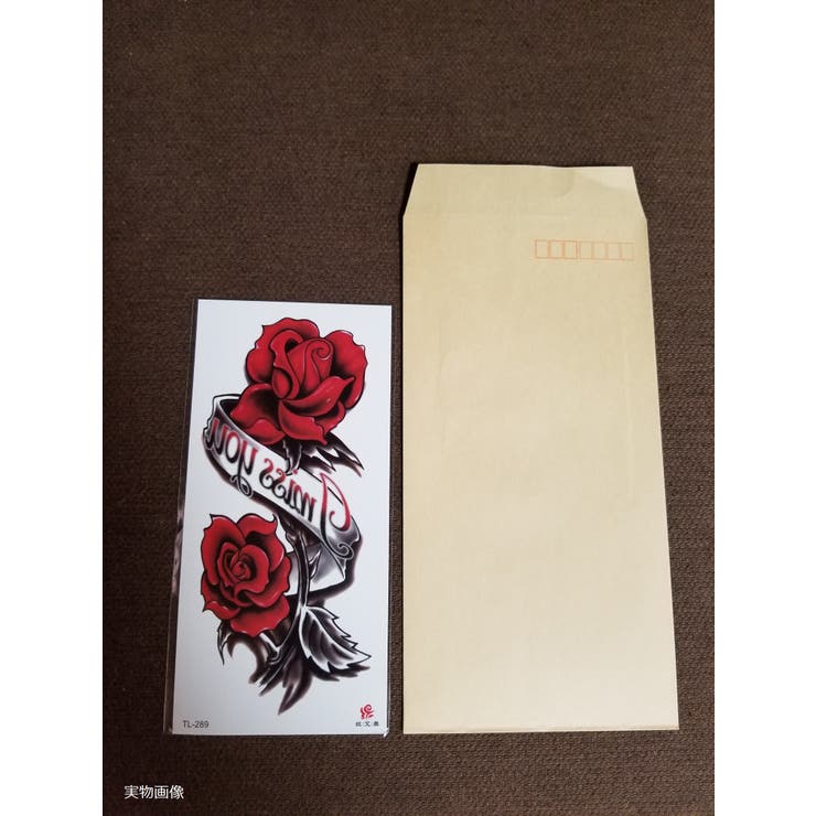 真っ赤ロゴ入り薔薇 ボディシール 真紅 | Pinky&Refine | 詳細画像6 