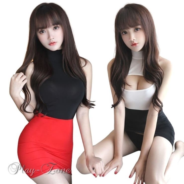 人気のクリスマスアイテムがいっぱい！ ボディコン ミニ セクシー ワンピースドレス ノースリーブ 服＆ファッション小物