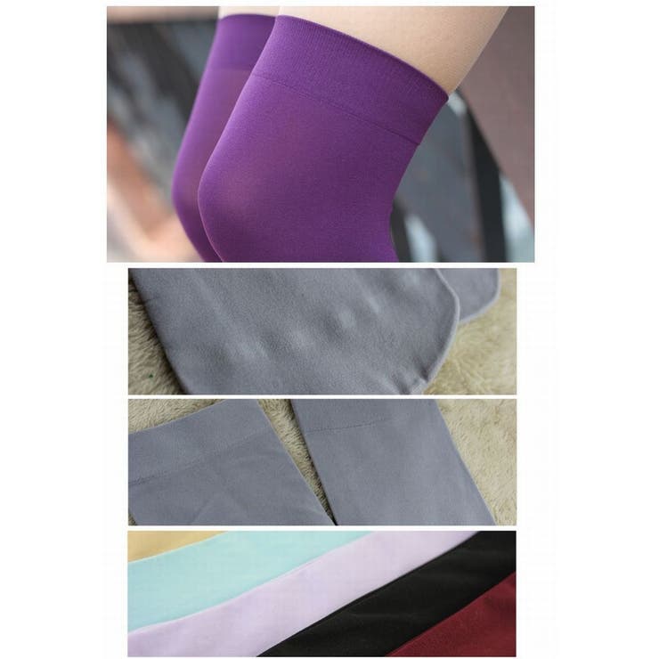 ニーハイソックス オーバーニーソックス ニーソックス | PlusNao | 詳細画像15 