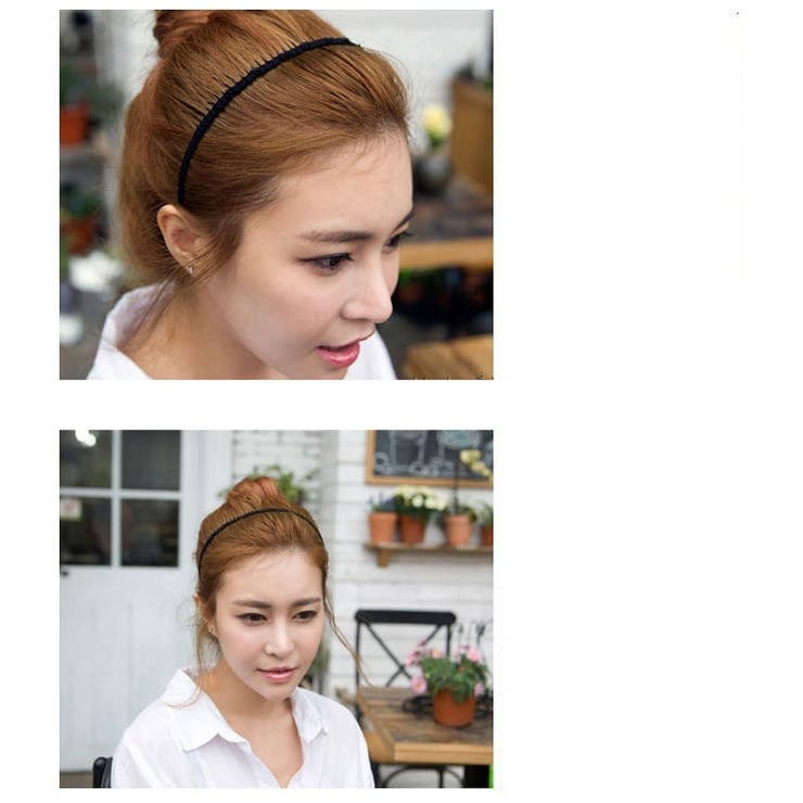 カチューシャ コーム付き レディース | PlusNao | 詳細画像3 