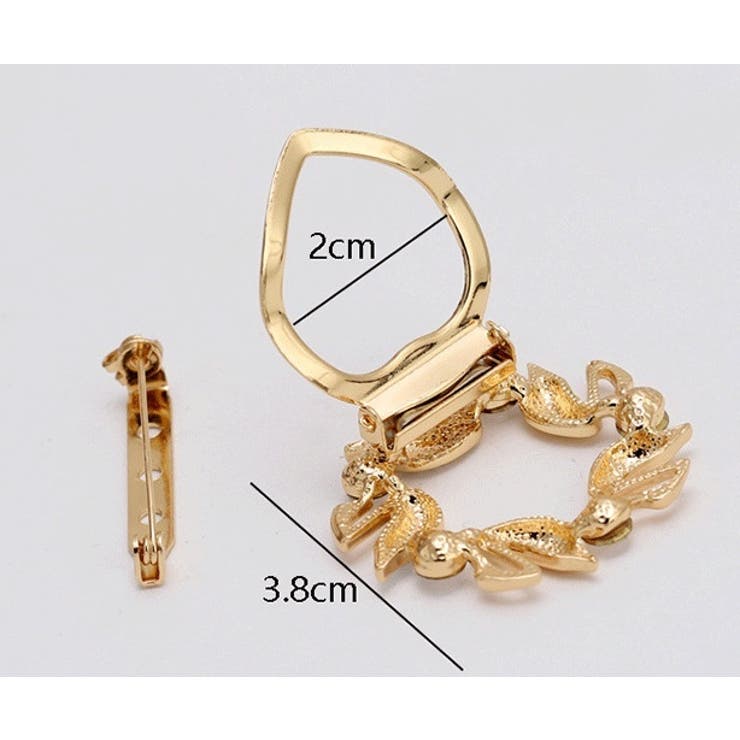 スカーフリング スカーフクリップ レディース | PlusNao | 詳細画像18 