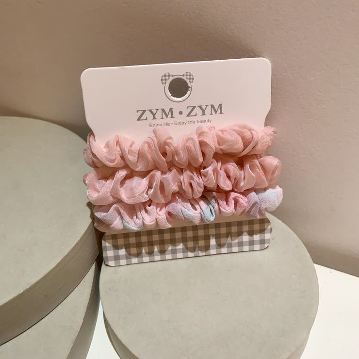 シュシュ 3個セット ヘアアクセサリー | PlusNao | 詳細画像6 