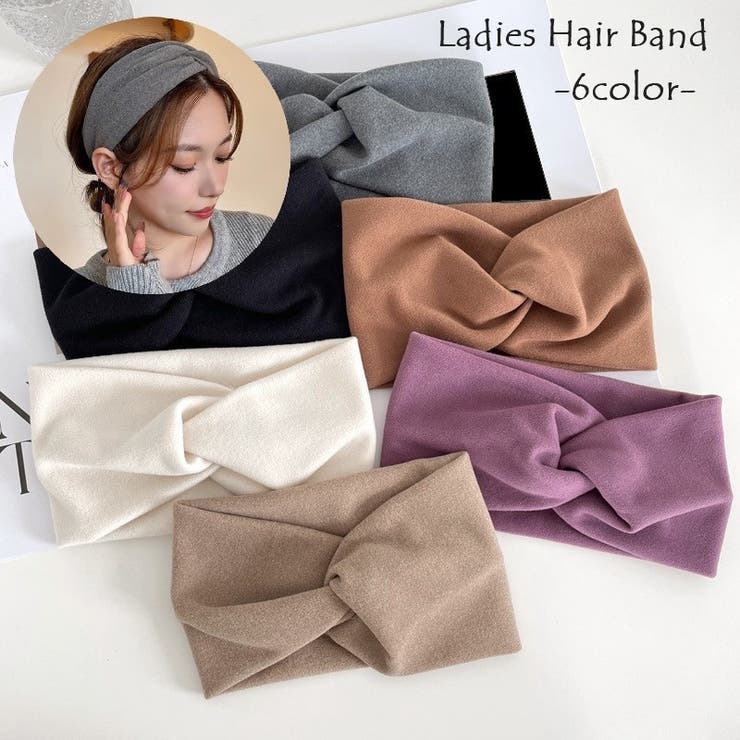 ヘアバンド ヘアターバン レディース | PlusNao | 詳細画像1 
