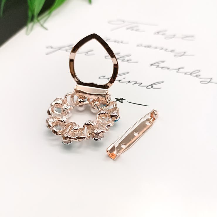 スカーフクリップ スカーフリング ブローチ | PlusNao | 詳細画像3 