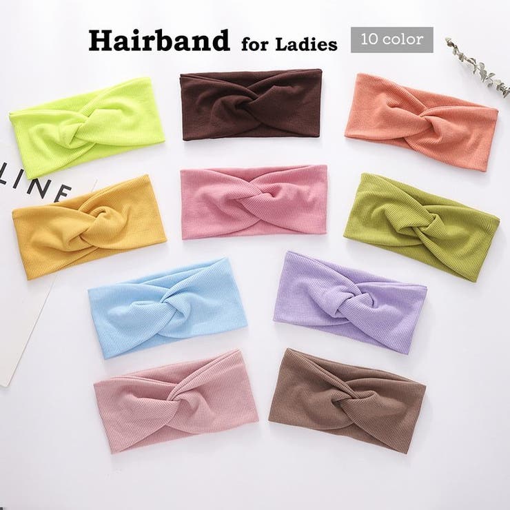 ヘアバンド ヘアーバンド ターバン | PlusNao | 詳細画像1 