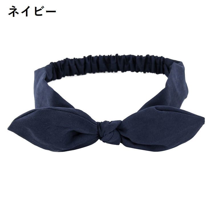 ヘアバンド リボン レディース[品番：FQ000225697]｜PlusNao