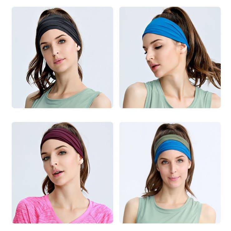 ヘッドバンド ヘアバンド スポーツ用 | PlusNao | 詳細画像2