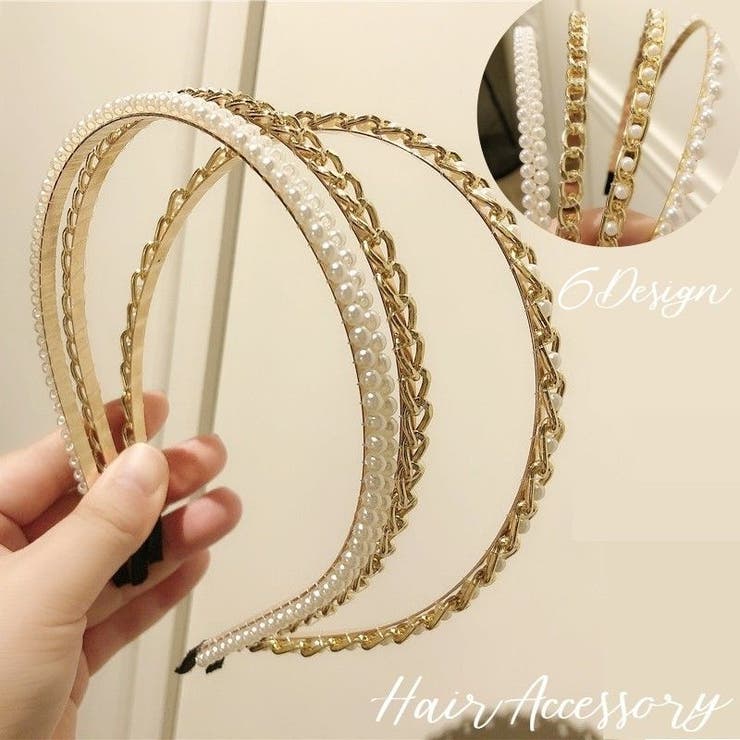 カチューシャ レディース パール調 | PlusNao | 詳細画像1 