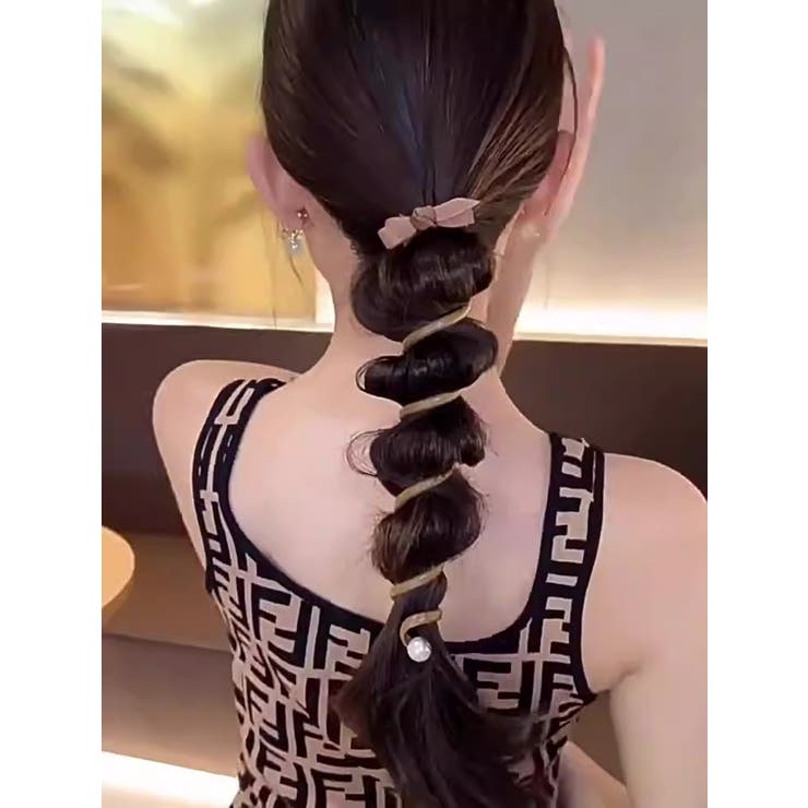 コイルポニー ヘアポニー ヘアアクセサリー | PlusNao | 詳細画像2 