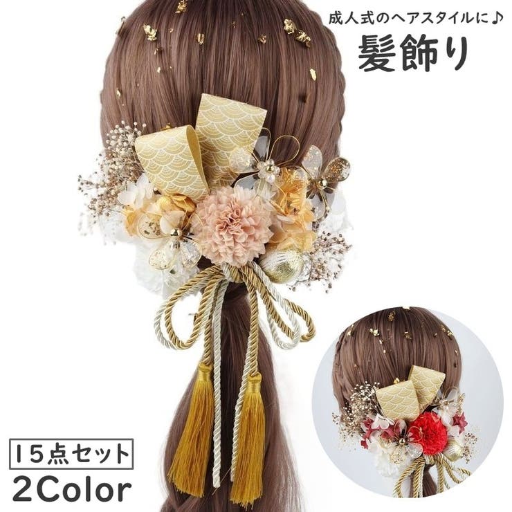 髪飾り 15点セット ヘアアクセサリー | PlusNao | 詳細画像1 