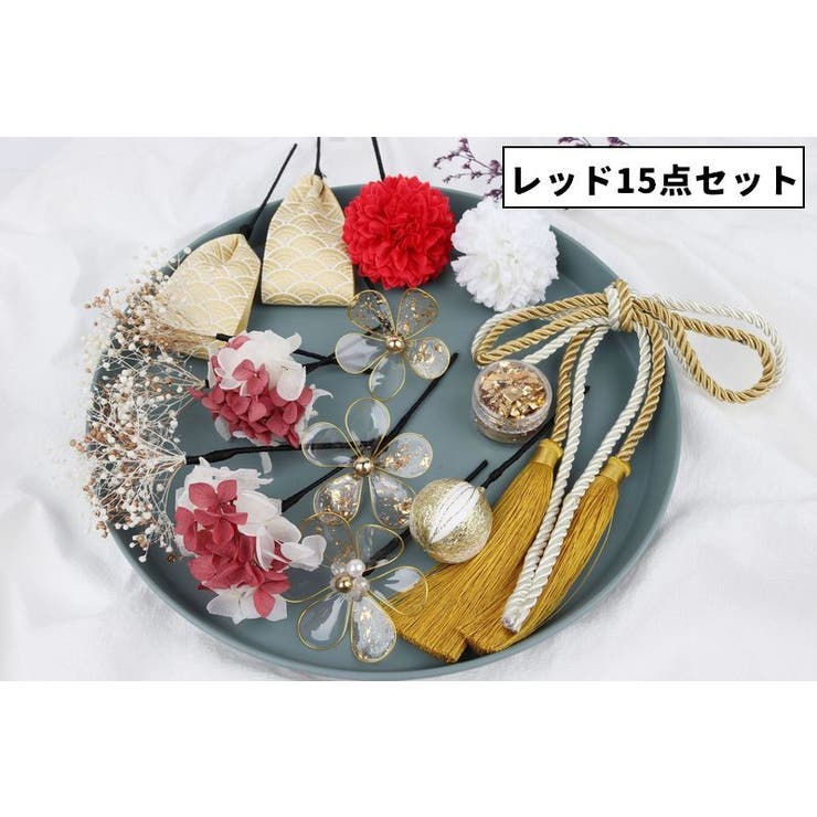 髪飾り 15点セット ヘアアクセサリー | PlusNao | 詳細画像14 
