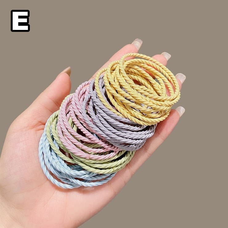 ヘアゴム 50本セット 髪ゴム | PlusNao | 詳細画像7 