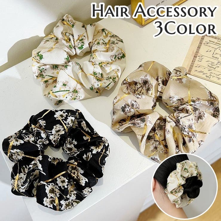 シュシュ ヘアゴム ヘアアクセサリー | PlusNao | 詳細画像1 