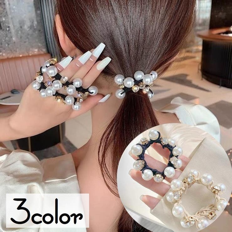 ヘアゴム シュシュ ヘアアクセサリー | PlusNao | 詳細画像1 