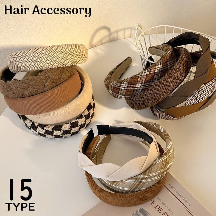 カチューシャ レディース ヘアアクセサリー | PlusNao | 詳細画像1 