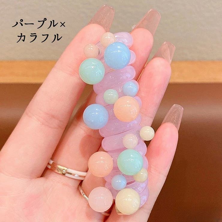 スパイラルヘアゴム 髪ゴム 髪くくり | PlusNao | 詳細画像5 