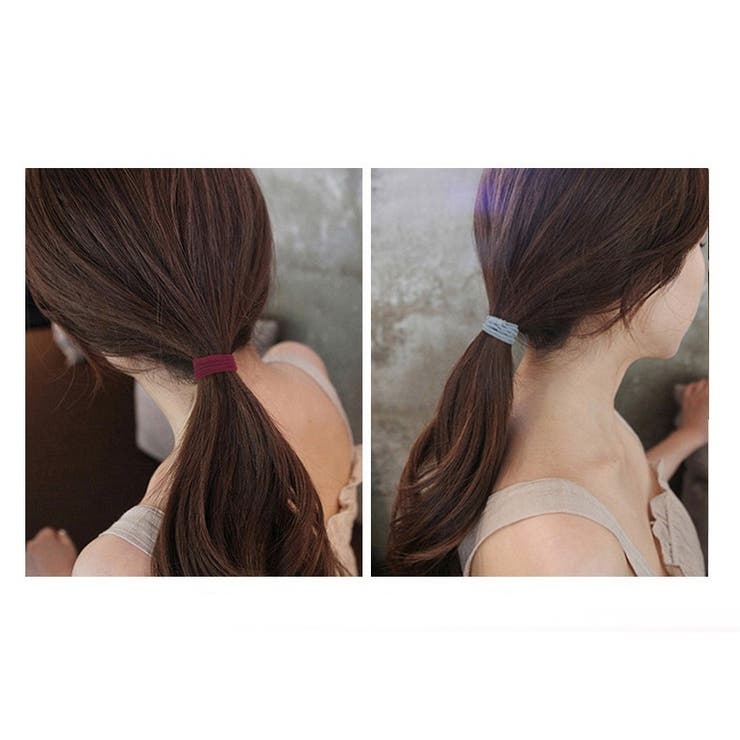 ヘアゴム 20本セット ヘアアクセサリー | PlusNao | 詳細画像2 