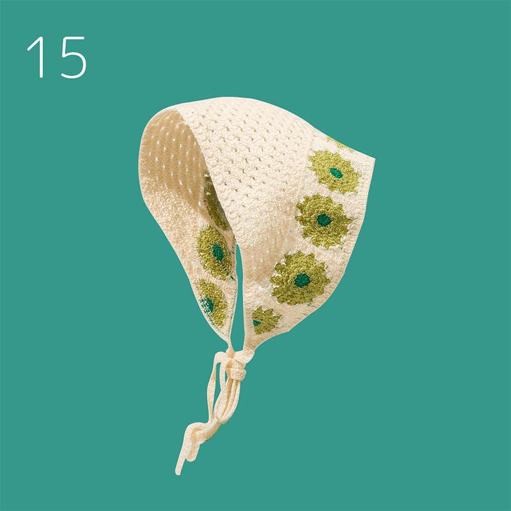 バブーシュカ ヘッドスカーフ バンダナ | PlusNao | 詳細画像16 