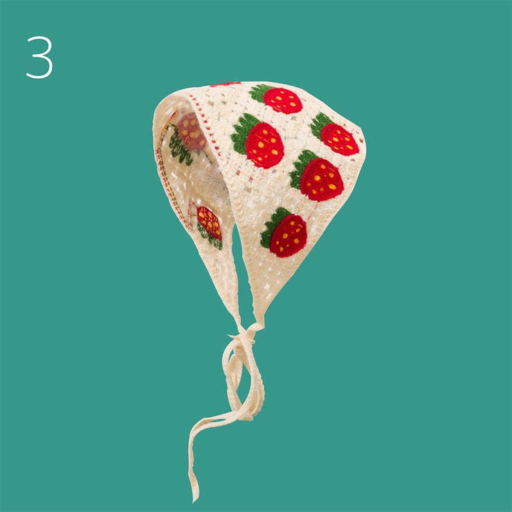 バブーシュカ ヘッドスカーフ バンダナ | PlusNao | 詳細画像4 