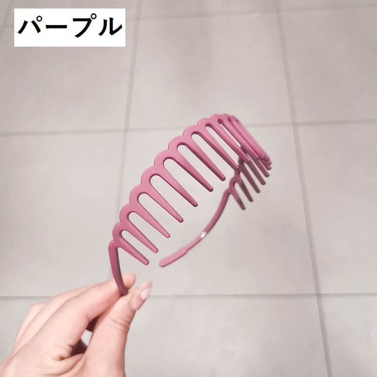 カチューシャ コーム付き レディース | PlusNao | 詳細画像6 