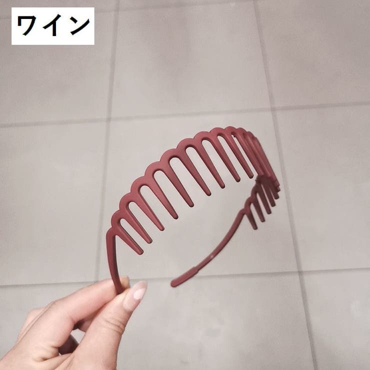 カチューシャ コーム付き レディース | PlusNao | 詳細画像8 