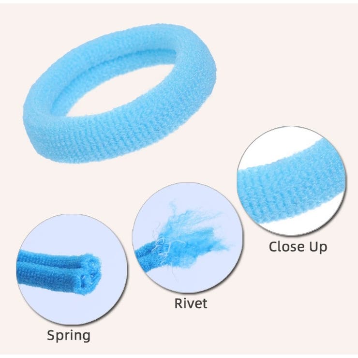 ヘアゴム ヘアアクセサリー 100本セット | PlusNao | 詳細画像14 