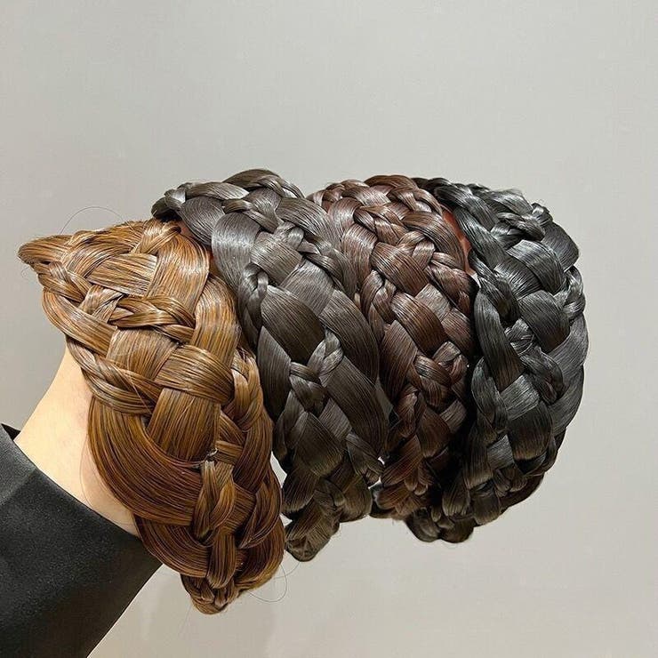 カチューシャ 三つ編み フェイクヘア | PlusNao | 詳細画像3 