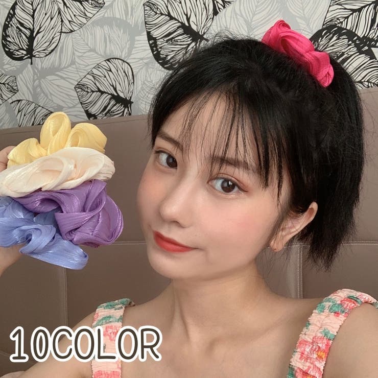 シュシュ ヘアアクセサリー ヘアゴム | PlusNao | 詳細画像1 