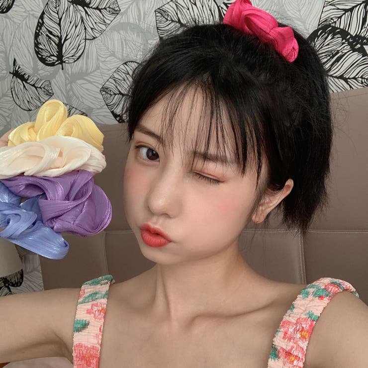 シュシュ ヘアアクセサリー ヘアゴム | PlusNao | 詳細画像2 