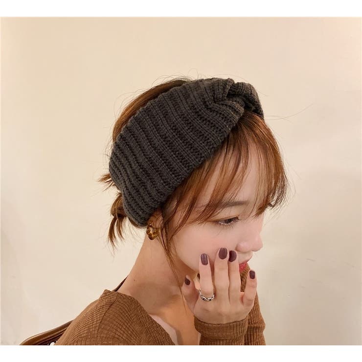ヘアバンド ニット ヘッドバンド[品番：FQ000137474]｜PlusNao
