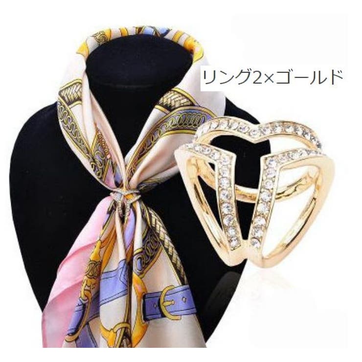 スカーフリング スカーフ留め 留め具[品番：FQ000141893]｜PlusNao