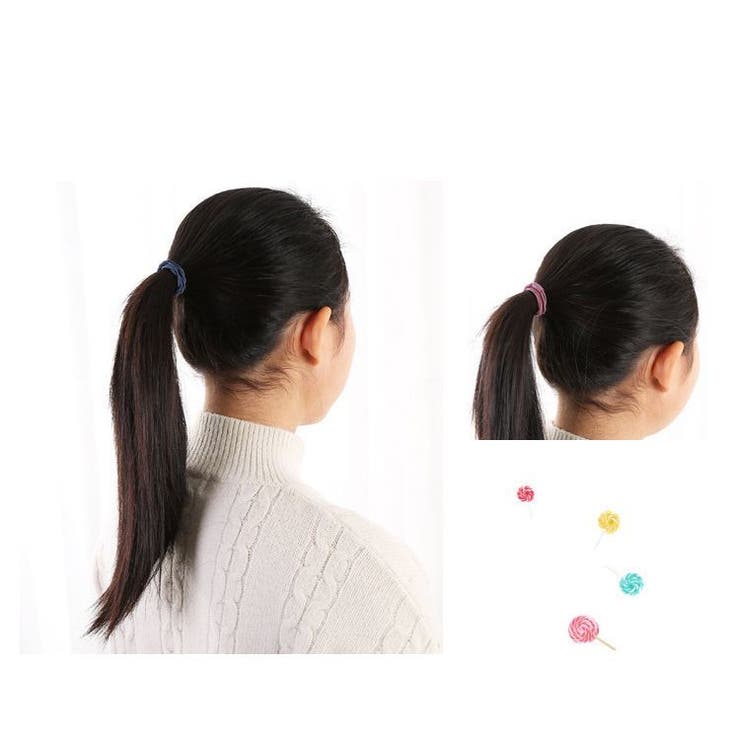 ヘアゴム 同色10本セット 3連 | PlusNao | 詳細画像2 