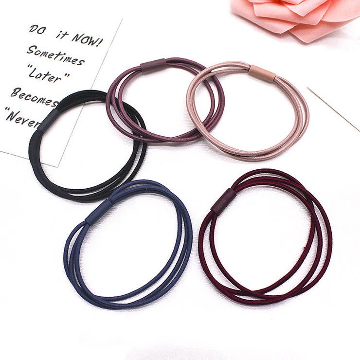 ヘアゴム 同色10本セット 3連 | PlusNao | 詳細画像6 