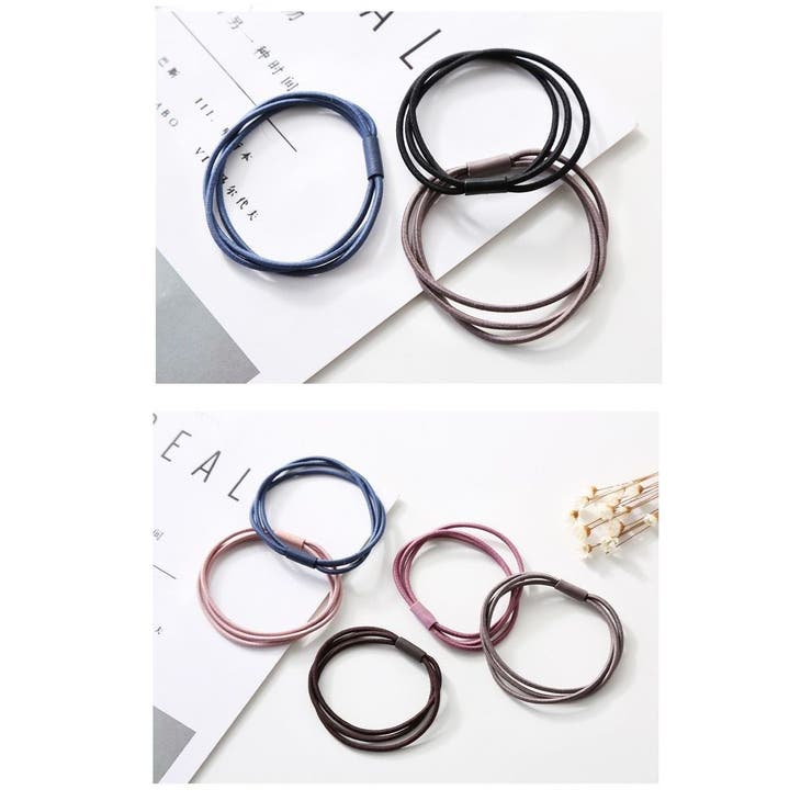 ヘアゴム 同色10本セット 3連 | PlusNao | 詳細画像7 