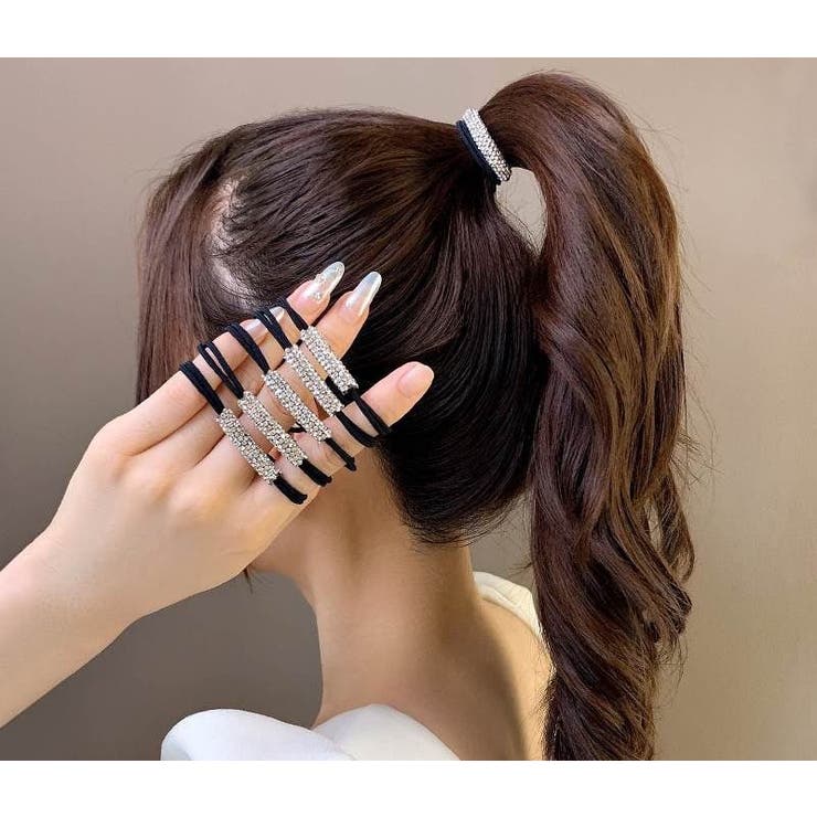 ヘアゴム 同色5個セット ヘアアクセサリー | PlusNao | 詳細画像2 