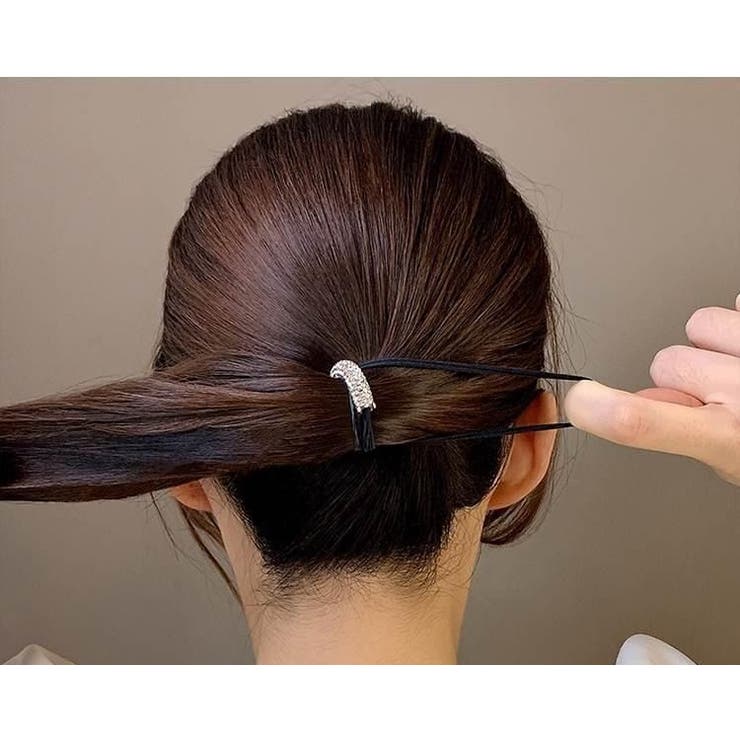 ヘアゴム 同色5個セット ヘアアクセサリー | PlusNao | 詳細画像3 