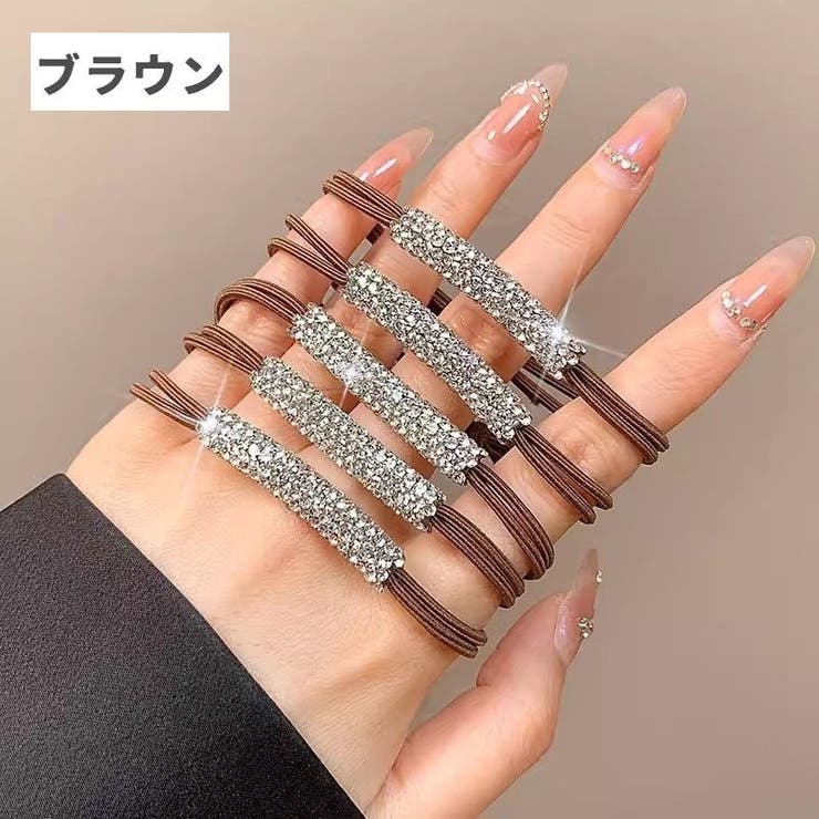 ヘアゴム 同色5個セット ヘアアクセサリー | PlusNao | 詳細画像9 