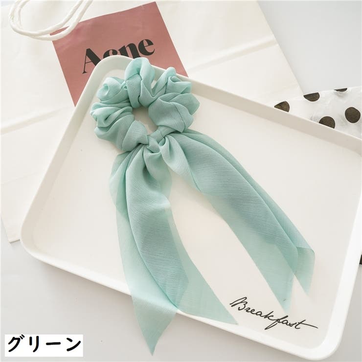 シュシュ ヘアゴム ロングリボン | PlusNao | 詳細画像11 