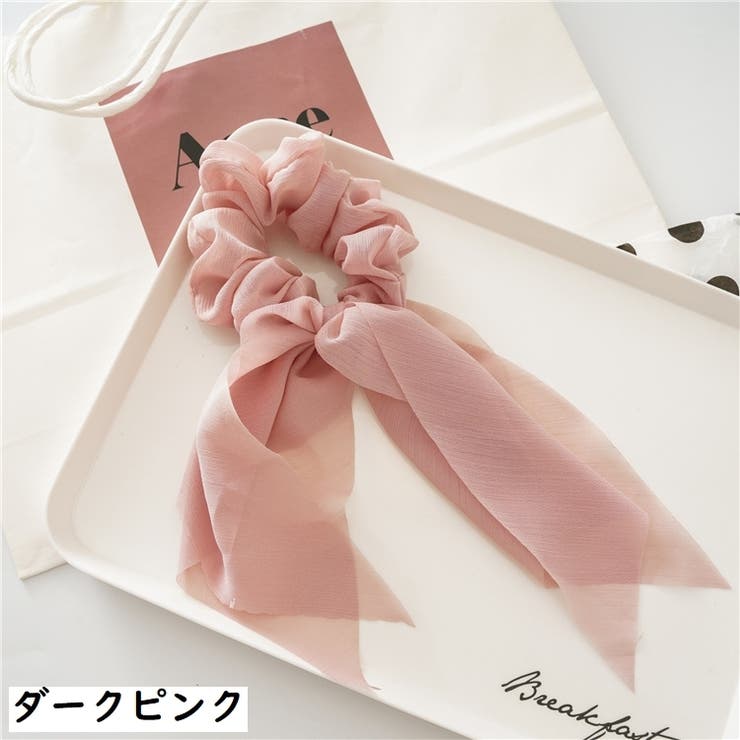 シュシュ ヘアゴム ロングリボン | PlusNao | 詳細画像16 