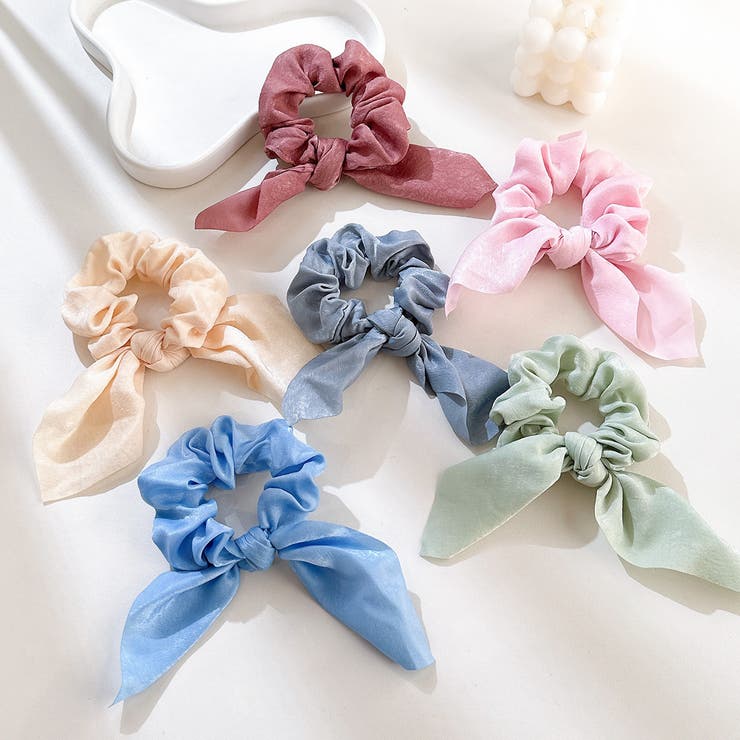 シュシュ リボン ヘアゴム | PlusNao | 詳細画像3 