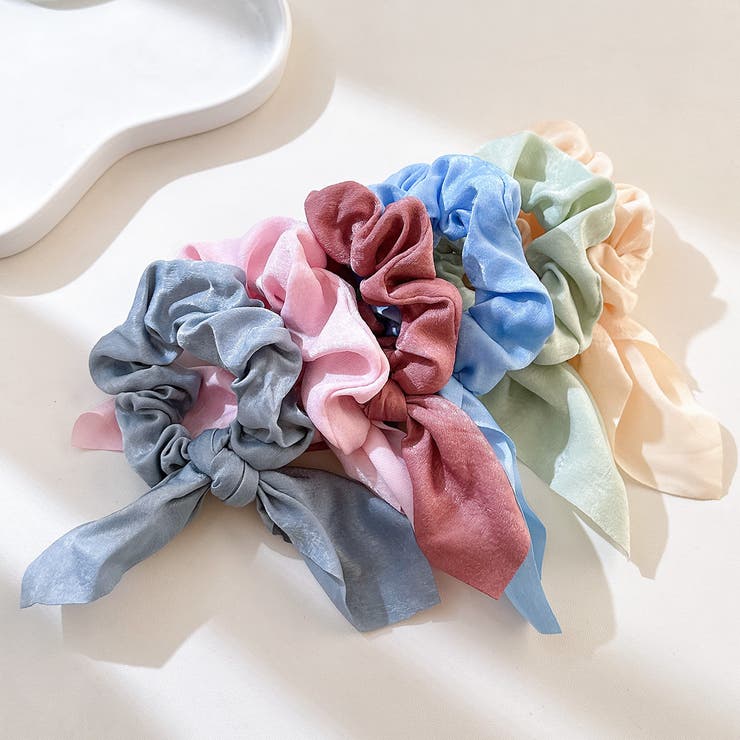 シュシュ リボン ヘアゴム | PlusNao | 詳細画像6 