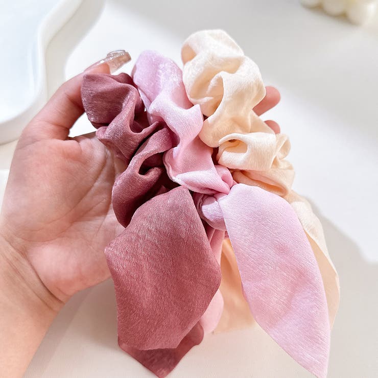 シュシュ リボン ヘアゴム | PlusNao | 詳細画像8 