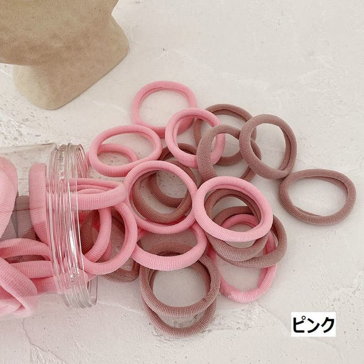 ヘアゴム 50本セット 髪ゴム[品番：FQ000157032]｜PlusNao（プラスナオ