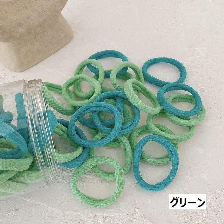 ヘアゴム 50本セット 髪ゴム[品番：FQ000157032]｜PlusNao（プラスナオ