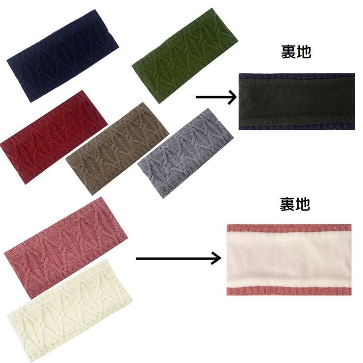 ヘアバンド ヘッドバンド ニット | PlusNao | 詳細画像9 