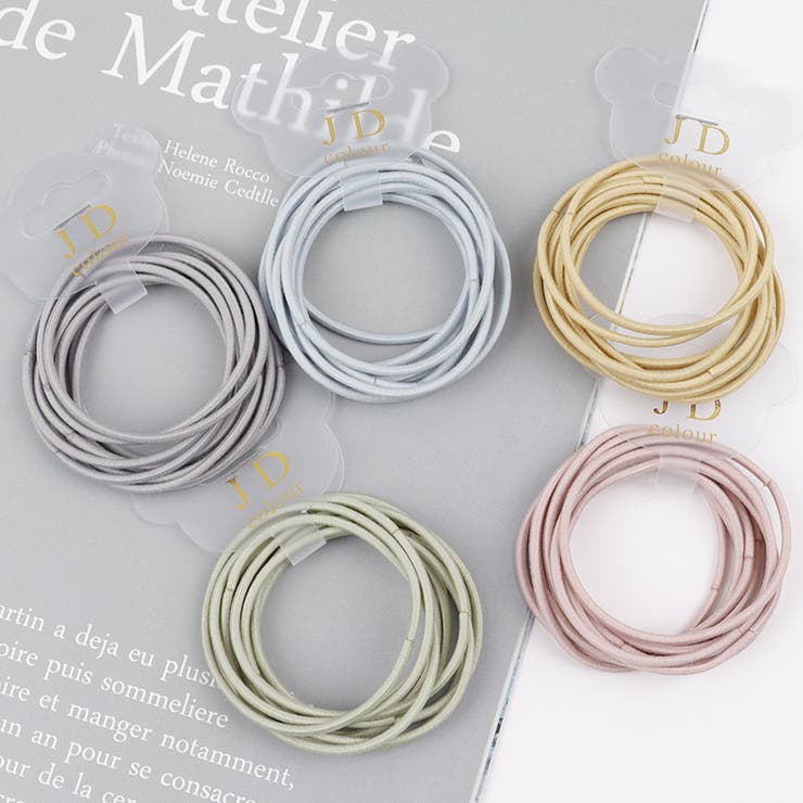 ヘアゴム 髪ゴム 同色10本セット | PlusNao | 詳細画像4 